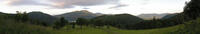 Lysá Hora, panoramatický snímek, 4.7.2004