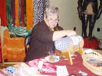 Vánoce v Perníkové chaloupce 2009 - paličkování paní Uríková