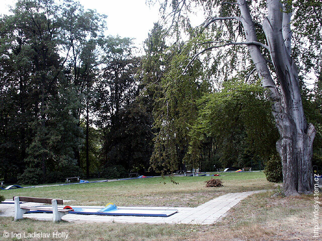 Dráhový golf, minigolf, Bystřice pod Hostýnem