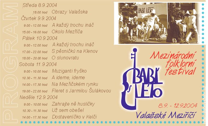 Mezinárodní folklorní festival Babí léto