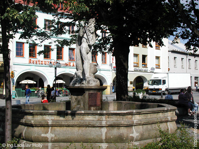Frenštát pod Radhoštěm, Kašna se sochou Neptuna