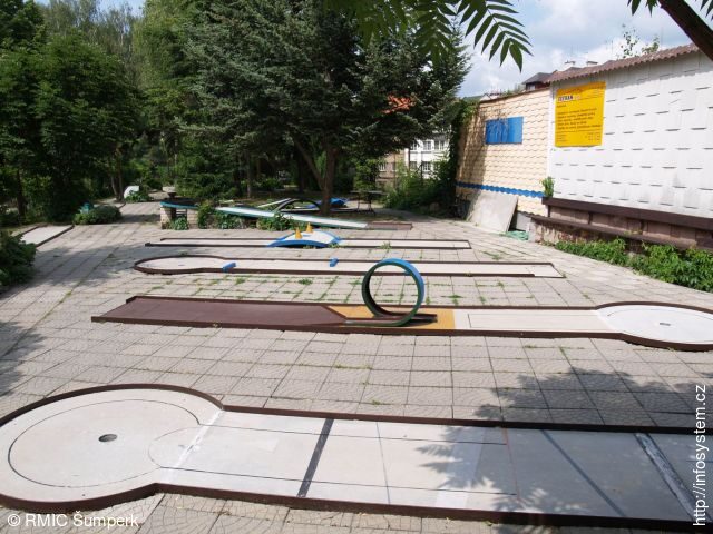 Minigolf U hradeb